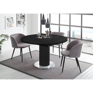 Eettafel Binic I Zwart - Breedte: 110 cm - Zwart