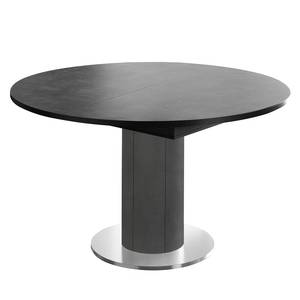 Table Binic I Céramique foncé - Largeur : 110 cm - Anthracite