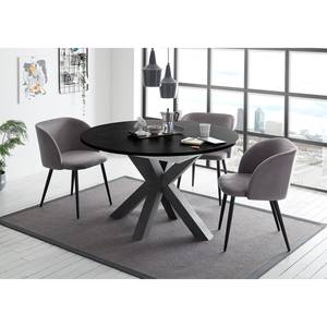 Table Joze II Noir - Largeur : 110 cm - Anthracite