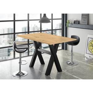 Table haute Boe III Beige - Bois manufacturé - 120 x 105 x 70 cm