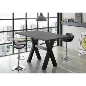 Bartisch Boe III Graphit - Breite: 120 cm