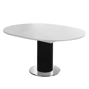 Tavolo da pranzo Binic II Bianco - Larghezza: 130 cm - Nero