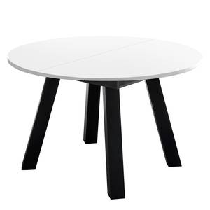 Table Bayas I Blanc - Largeur : 130 cm - Noir