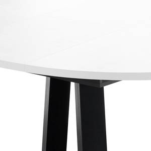 Table Bayas I Blanc - Largeur : 130 cm - Noir