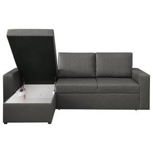 Ecksofa Blessy Webstoff - Grau