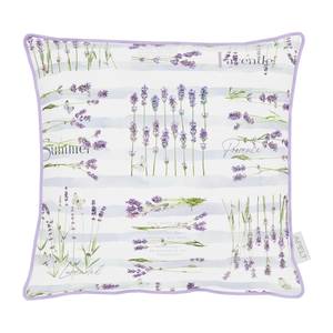 Coussin 7304 Coton - Violet / Vert - 39 x 39 cm