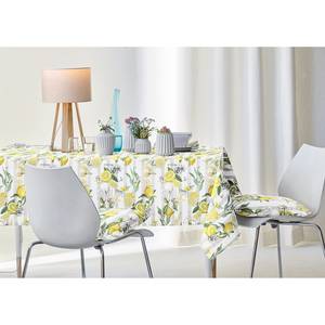 Chemin de table 7303 Coton - Jaune / Vert