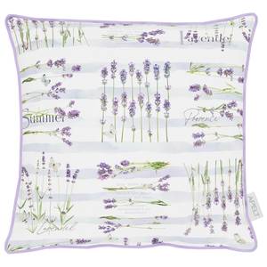 Housse de coussin 7304 Coton - Violet / Vert - 49 x 49 cm