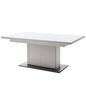 Table Cassville (extensible) Blanc mat / Gris