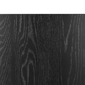 Salontafel CANEE Weens vlechtwerk/fineer van echt hout - natuurlijk/zwart eikenhout