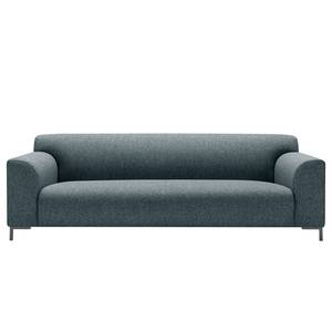 Sofa Lussant (3-Sitzer) Flachgewebe - Flachgewebe Shina: Taubengrau - Grau