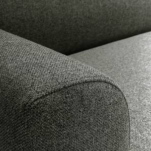 Sofa Lussant (3-Sitzer) Flachgewebe - Flachgewebe Shina: Grau - Grau