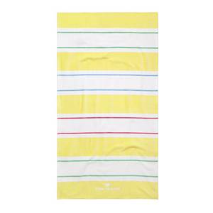 Serviette de plage Stripe Coton - Jaune