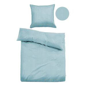 Parure de lit en lin Natural Colors Bleu clair - 200 x 200 cm + 2 coussins 80 x 80 cm & 2 coussin 40 x 40 cm