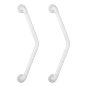 Barres d’appui Secura III (lot de 2) Aluminium / Matière plastique - Blanc