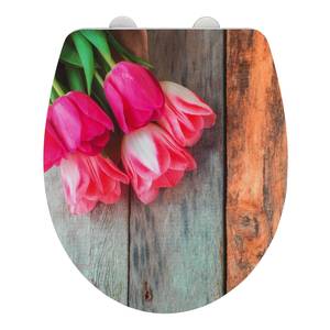 Siège WC Tulipe Duroplast / Plexiglas - Multicolore