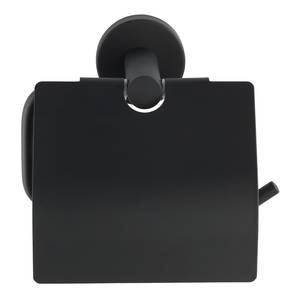 Porte papier toilette Bosio I Acier inoxydable - Noir