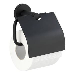 Porte papier toilette Bosio I Acier inoxydable - Noir
