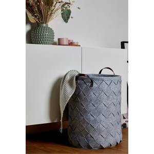 Panier à linge Trovo Polyester - Gris clair