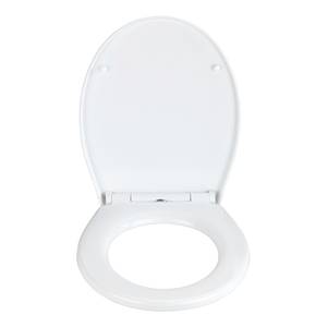 Siège WC Ostuni Duroplast / Acier inoxydable - Blanc
