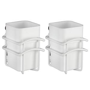 Portaspazzolini Classic Plus Bianco - Metallo - 8 x 11 x 10 cm