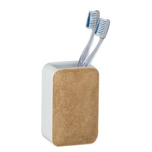 Portes brosse à dents Ambila (lot de 2) Polyrésine - Beige