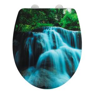 Siège WC cascade Duroplast / Plexiglas - Multicolore