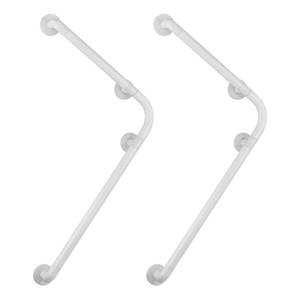 Barres d’appui Secura V (lot de 2) Aluminium / Matière plastique - Blanc