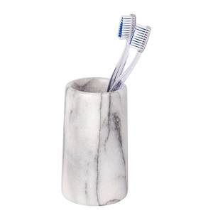 Porte brosses à dents Onyx (lot de 2) Marbre blanc