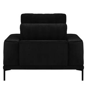 Fauteuil XXL Grossa Velours - Velours Vaia: Noir