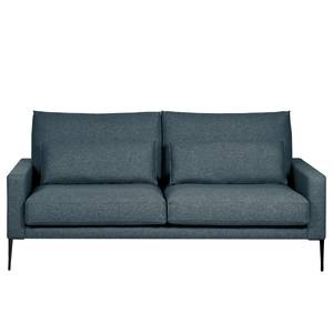 Sofa Garlin (3-Sitzer) Webstoff - Webstoff Sogol: Dunkelblau