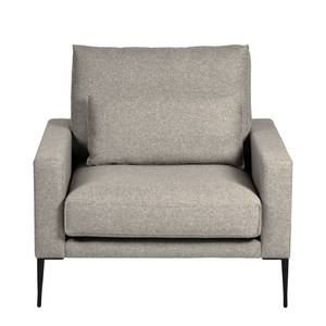 XXL-fauteuil Garlin geweven stof - Geweven stof Sogol: Grijs