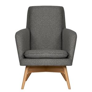 Fauteuil Farnay Tissu - Tissu Sogol: Gris foncé