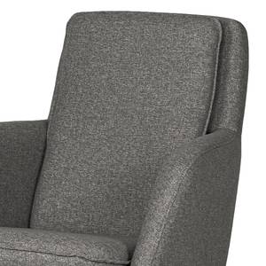 Fauteuil Farnay Tissu - Tissu Sogol: Gris foncé