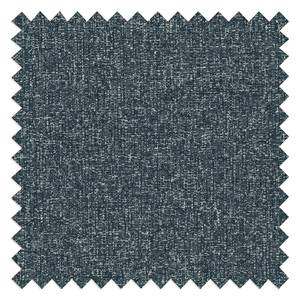 Gestoffeerde hocker Garlin geweven stof - Geweven stof Sogol: Donkerblauw