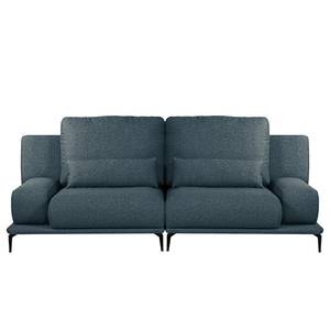 Sofa Lirac (3 Sitzer) Webstoff - Webstoff Sogol: Dunkelblau