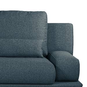 Sofa Lirac (3 Sitzer) Webstoff - Webstoff Sogol: Dunkelblau