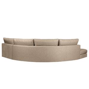 Ecksofa Gurat Webstoff - Webstoff Sada: Beige - Ottomane davorstehend links