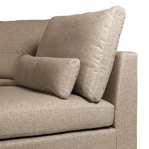 Ecksofa Gurat Webstoff - Webstoff Sada: Beige - Ottomane davorstehend links