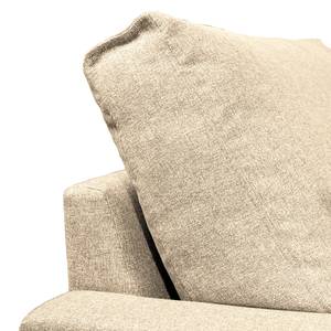 Ecksofa Garlin Webstoff - Webstoff Sogol: Beige - Longchair davorstehend links