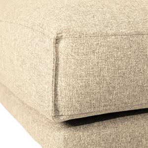 Ecksofa Garlin Webstoff - Webstoff Sogol: Beige - Longchair davorstehend rechts