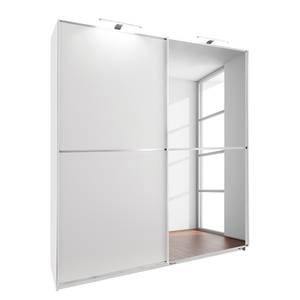 Armoire à portes coulissantes Baden Blanc - Largeur : 135 cm