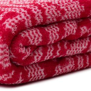 Heim- und Schlafdecke Winterzauber Polyester - Rot