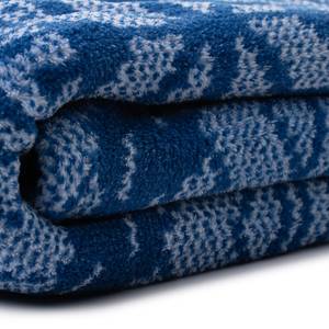 Heim- und Schlafdecke Winterzauber Polyester - Blau