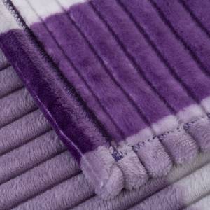Wohndecke Cord Optik Polyester - Violett