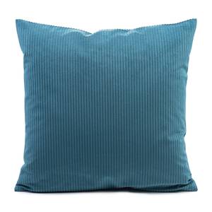 Housse de coussin Rinaldo Polyester - Bleu pétrole - 40 x 40 cm