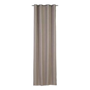 Rideau à œillets Fabricio Polyester - Taupe