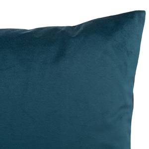 Housse de coussin Peppino Polyester - Bleu pétrole