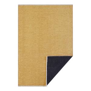 Vloerkleed Duo katoen/polyester-chenille - Zwart/goudkleurig - 200 x 290 cm
