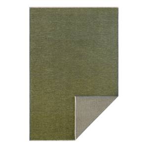 Teppich Duo Baumwolle / Polyester Chenille - Olivgrün - 120 x 170 cm